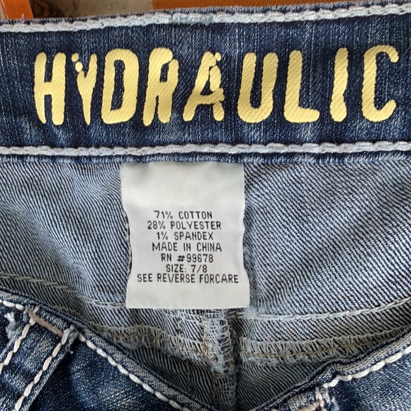 Hydraulic Jean shorts, size 7 - Picture 2 of 3
